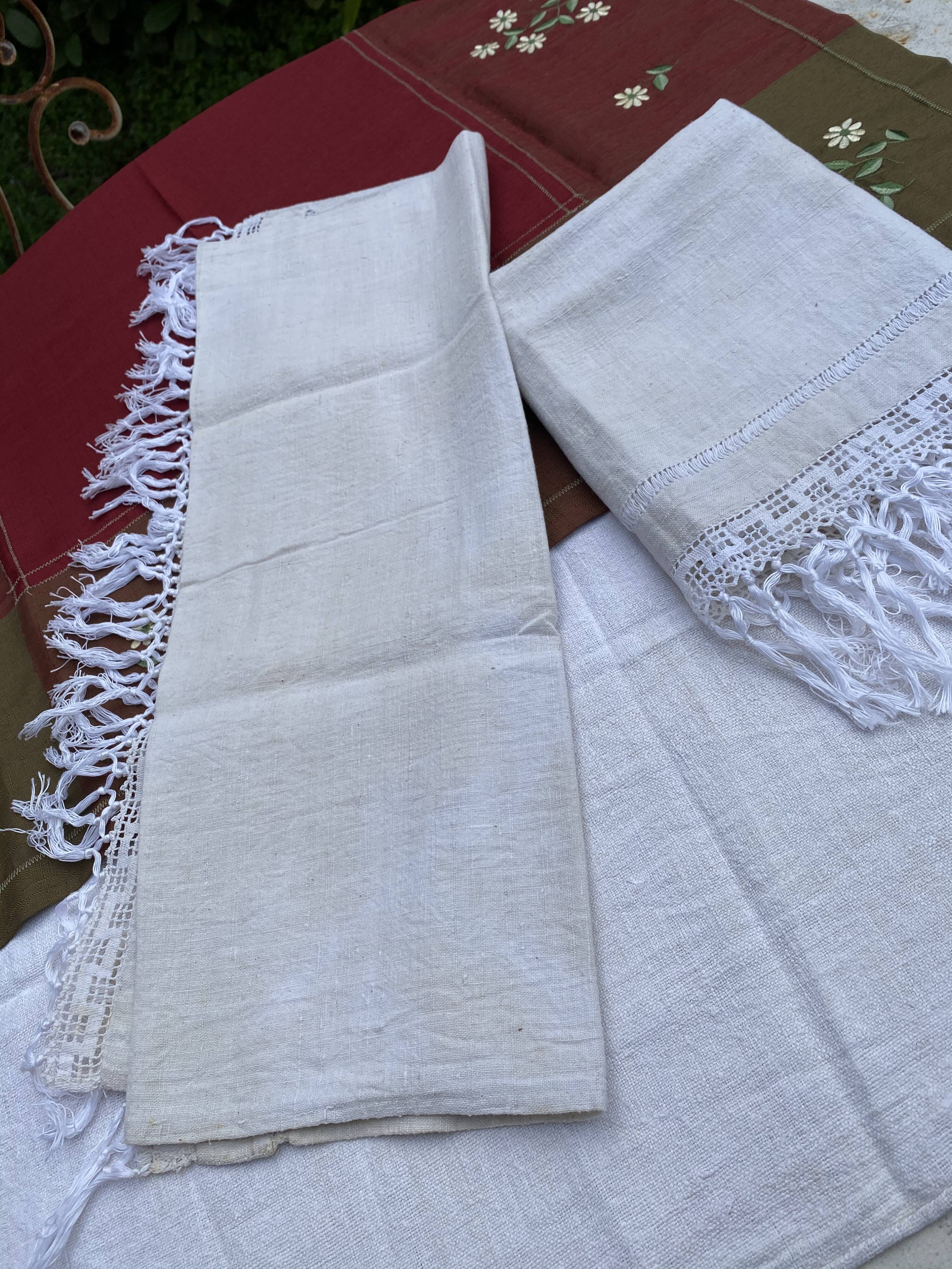 Lot of hemp towels