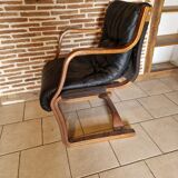 Rare set of 4 vintage design chairs from Finland by Asko.