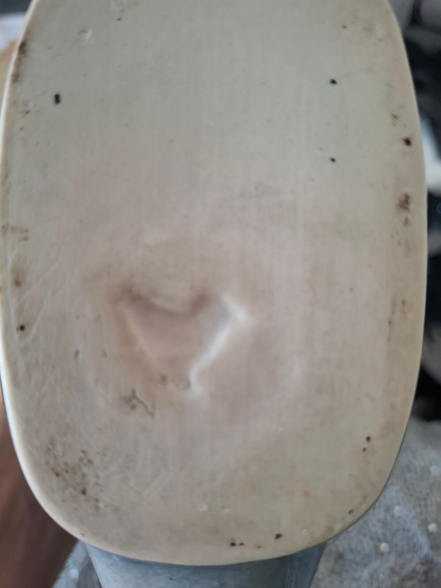 Art vase in raku pottery signed by Tony Evans.