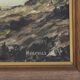 1930s Painting Oil on Canvas - Liege School, Ardennes landscape
