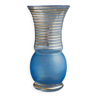 Vase fifties verre belge