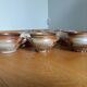 Soup bowls and cups in Puisaye stoneware by Jean-Pierre Prud'homme