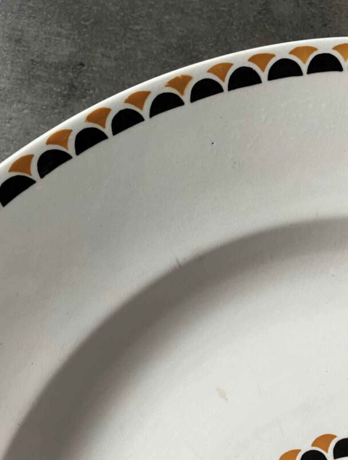 Vintage Sarreguemines dish