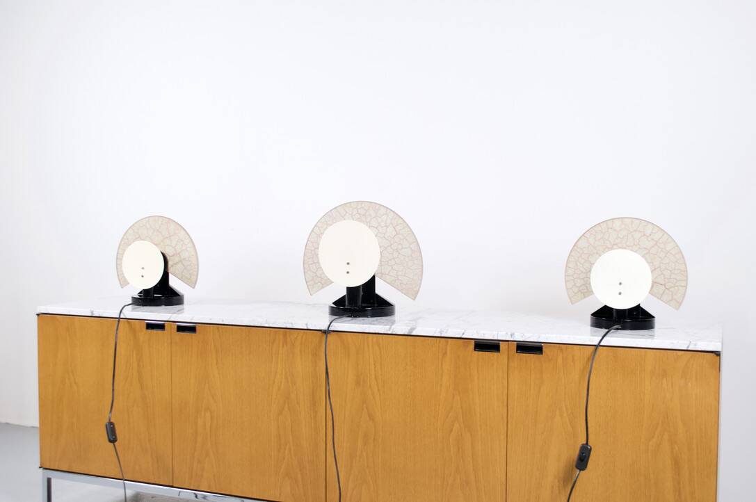 3 lampes italiennes modulables Murano années 80