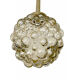 Vintage Limburg pendant lamp, Bubble Glass & Brass, 60s