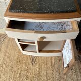 Bedside table, Art Deco side furniture