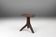 Rustic mid-century wooden stool with legs made of a tree branch, France, 1850