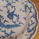 18th century earthenware plate.