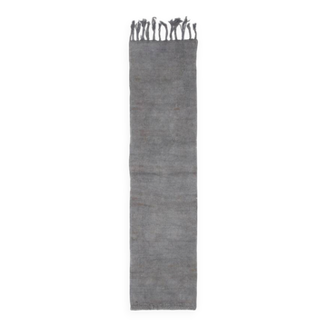 2x8 Mid Century Modern Gray Kilim Runner Rug, 60x254Cm
