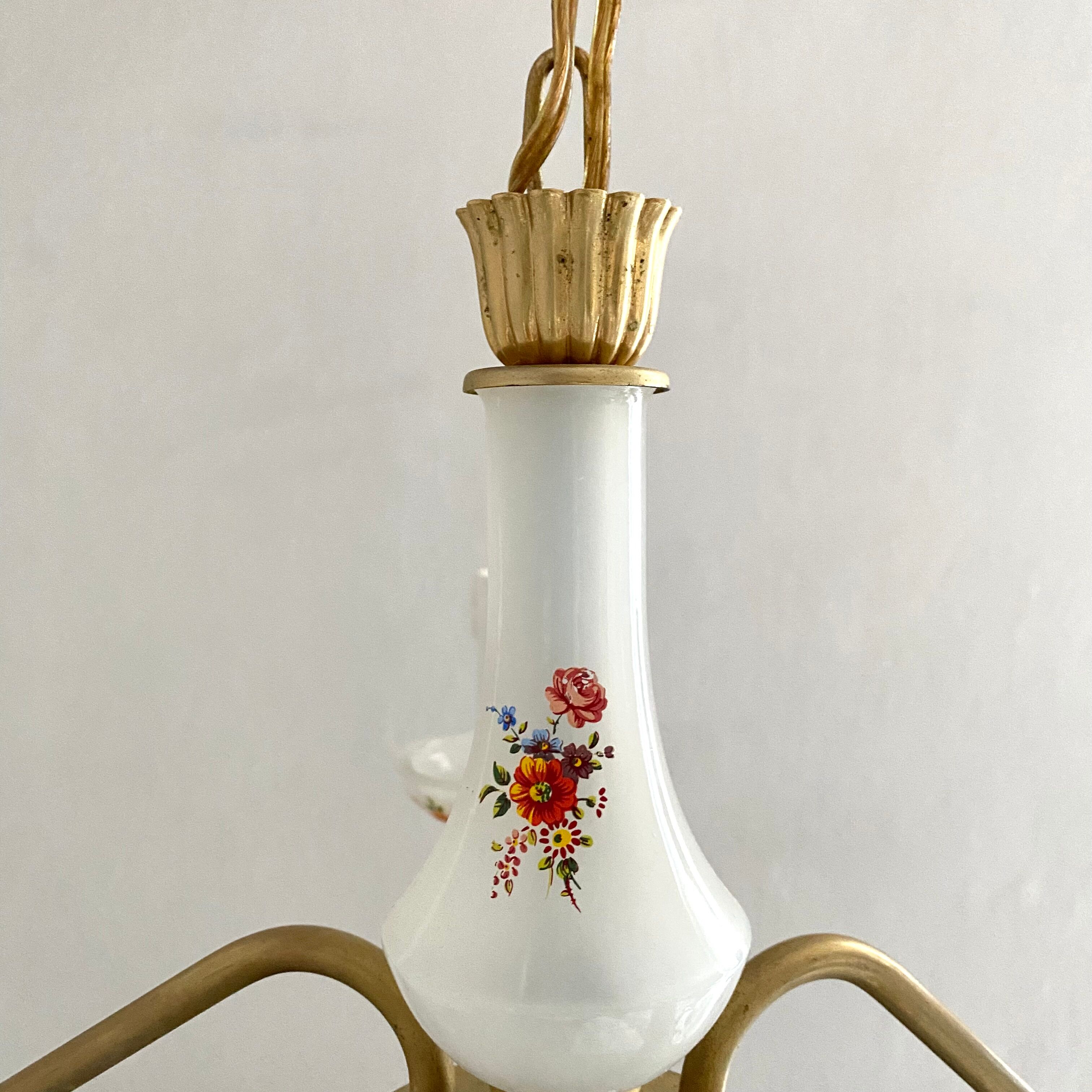 Vintage flower chandelier
