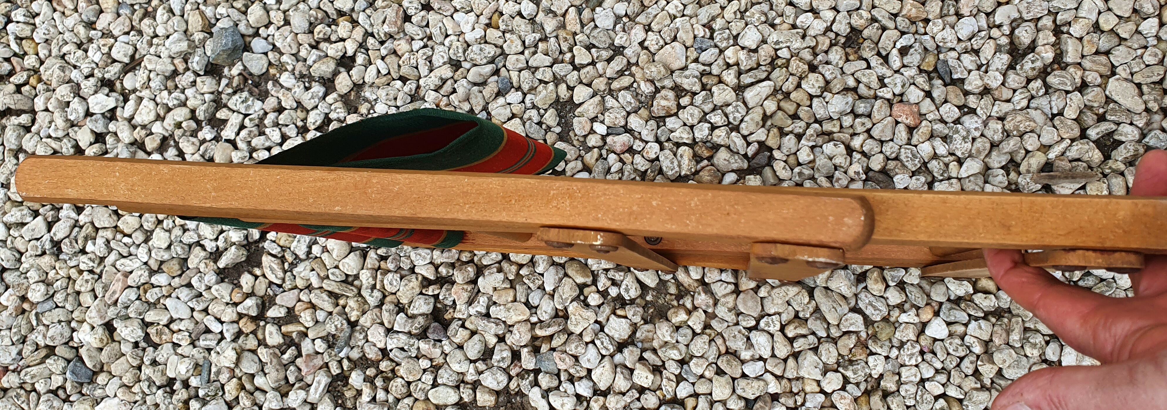 Folding chair of fisherman fabric bayadère