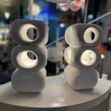 ALBERT TORMOS pebble lamp signed - Sandstone from the Gard - vintage - 60s / 70s