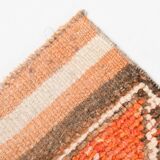 Light Orange & Pembe Vintage Runner Rug For Home Decor, 88x323 Cm