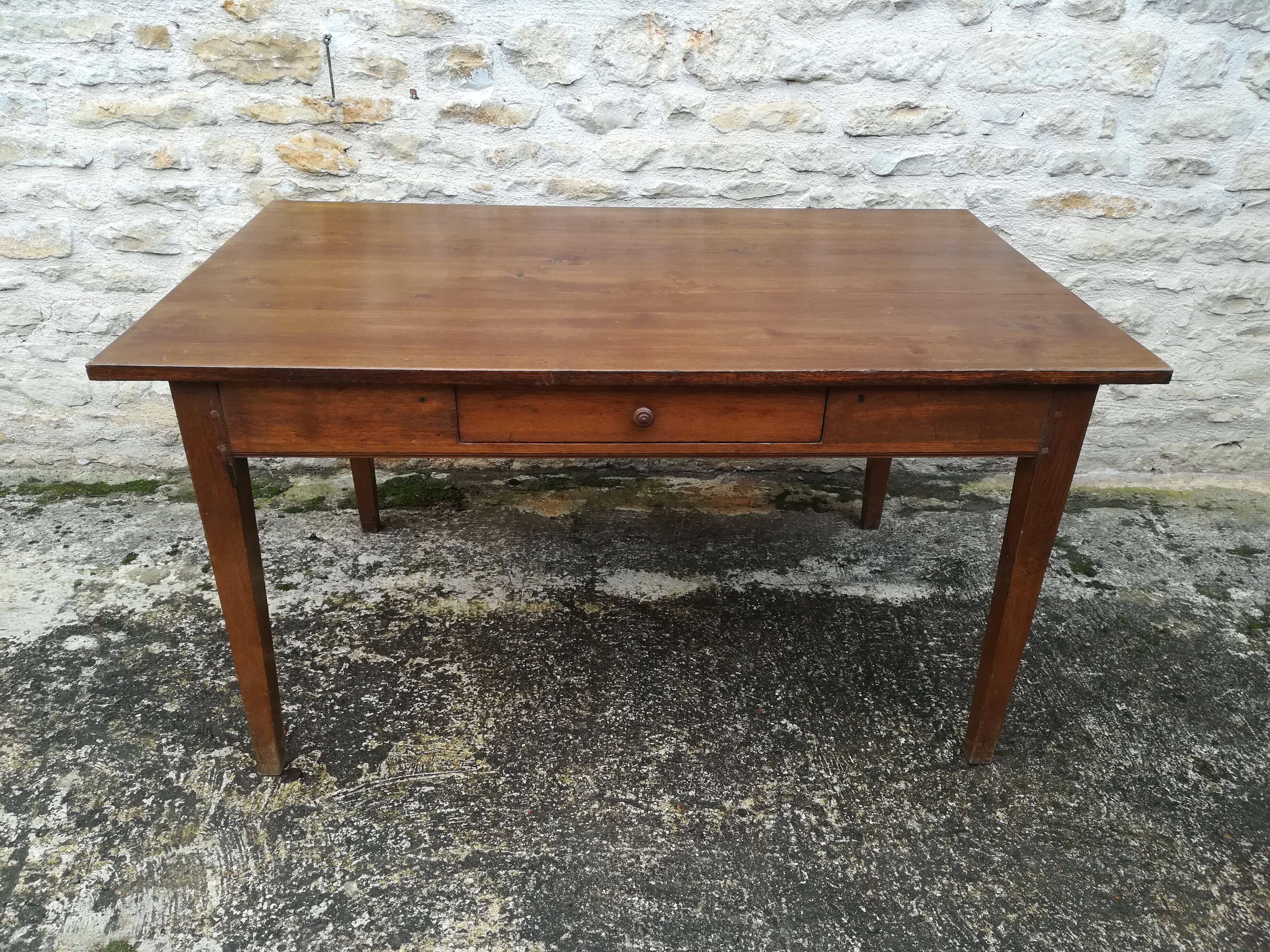 Oak farmhouse table