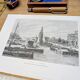 Printed in 1879, Amsterdam, the Kalkmarkt