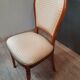 Cherry-lined chair