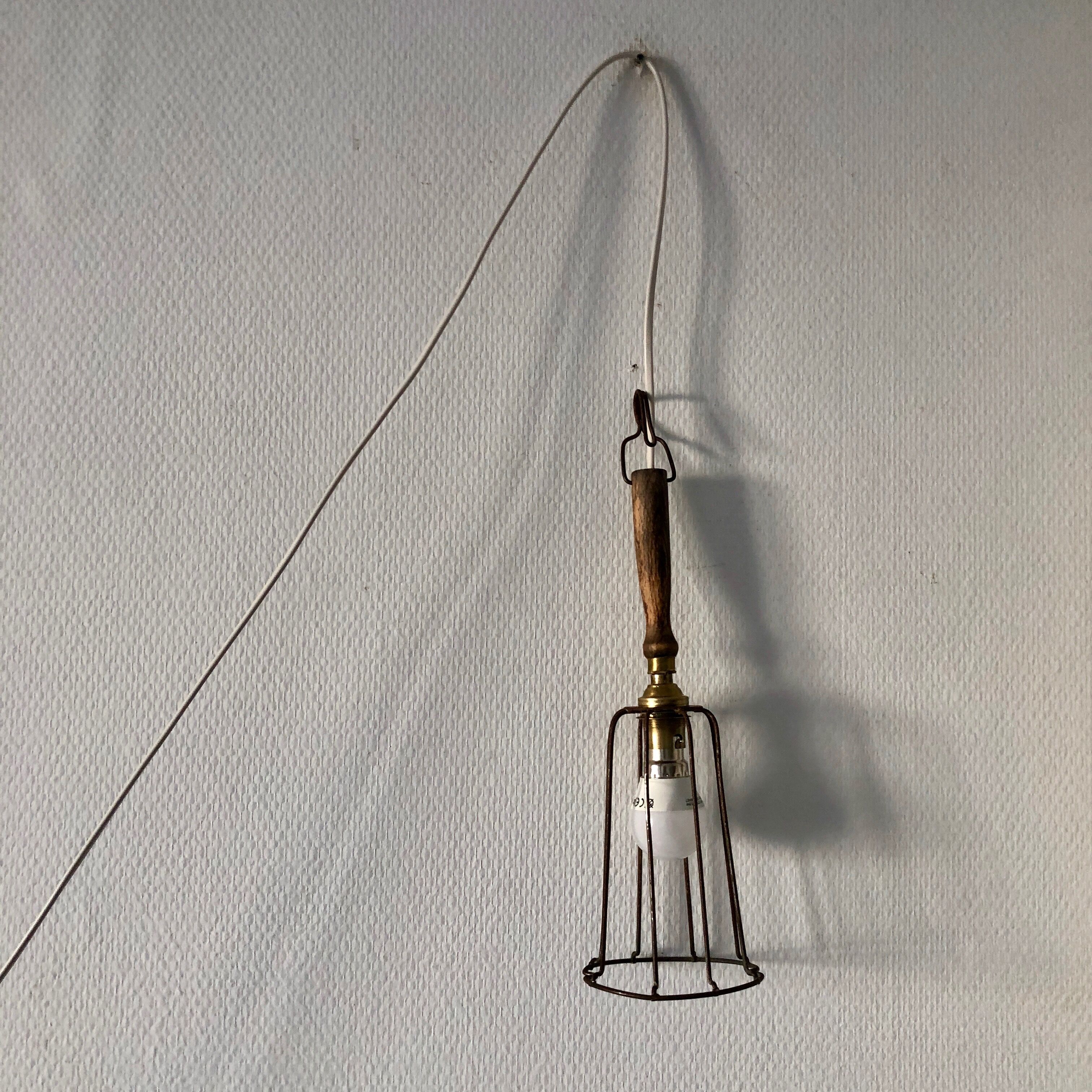 Lamp work light garage wooden 1940