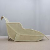 Vintage rattan chaise lounge vivai del sud 1970s