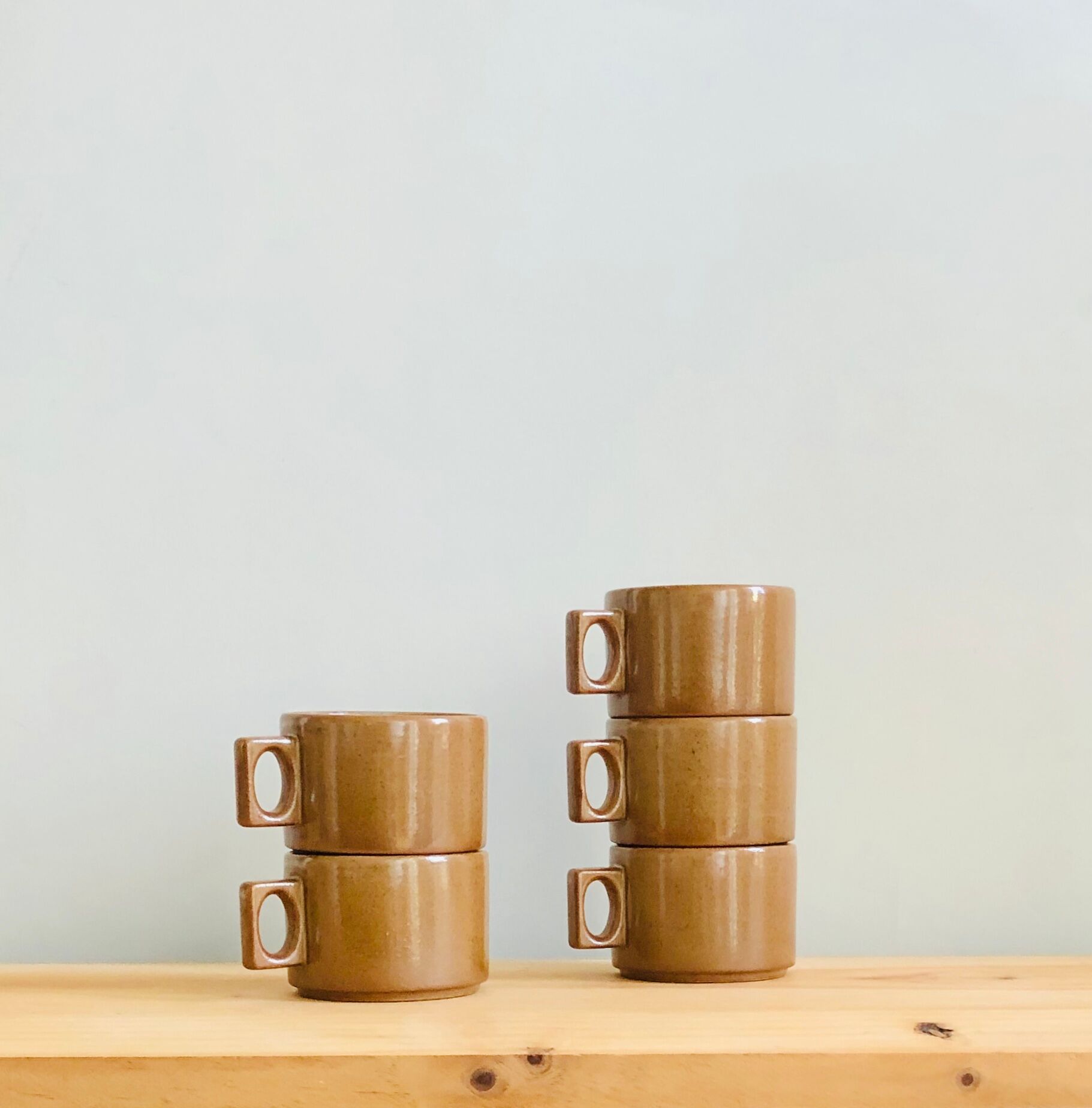 Brenne sandstone 5-cup coffee cup set