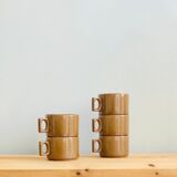 Brenne sandstone 5-cup coffee cup set