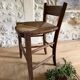 Old wooden country chair.
