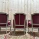 Paire de fauteuils et bergère et style Louis XVI
