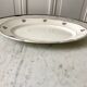 oval dish Digoin Sarreguemines small flowers 50s