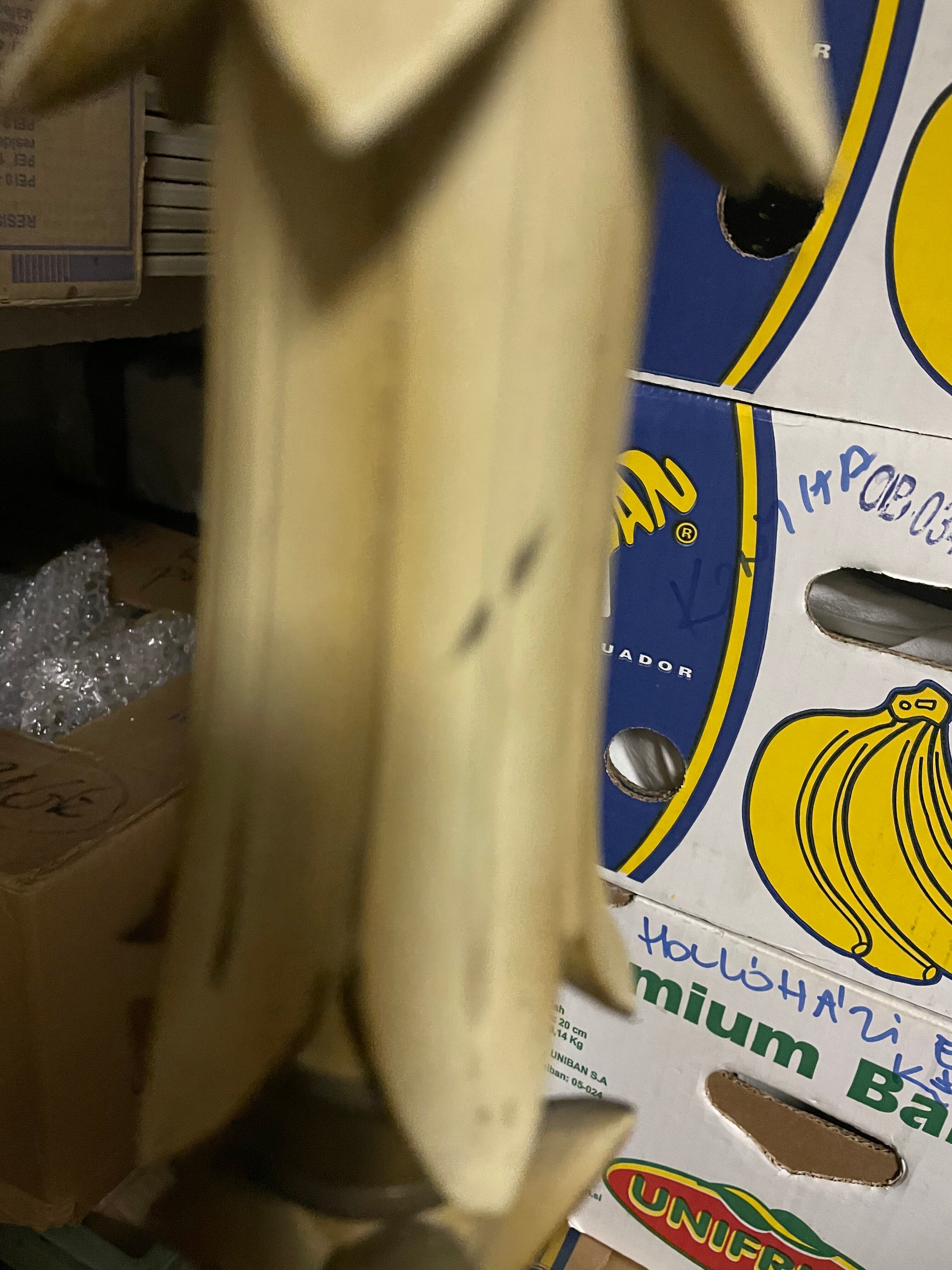 Vintage wooden and brass floor lamp Italy