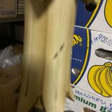 Vintage wooden and brass floor lamp Italy