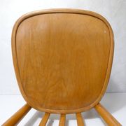 Ancienne chaise bistrot Baumann en bois courbé