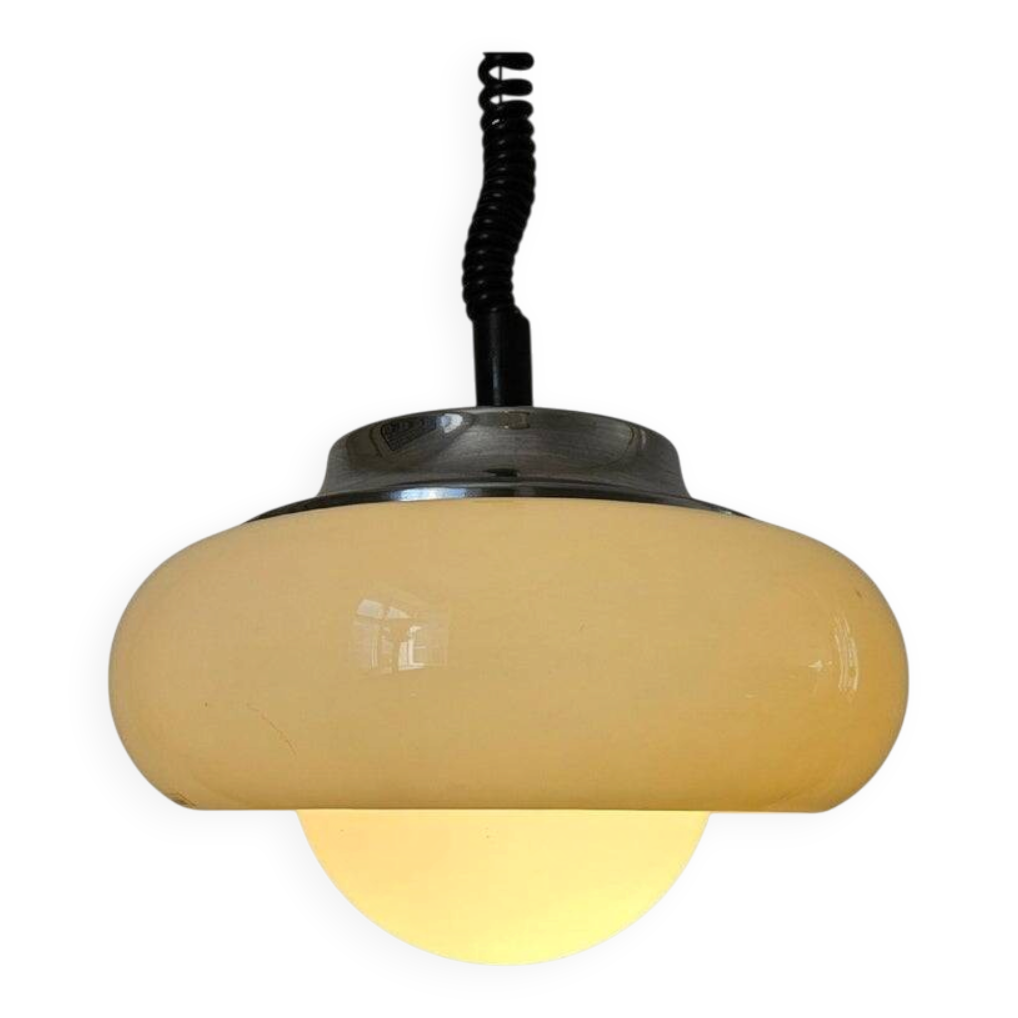 Rare Midcentury Pendant Meblo, Space Age, Harvey Guzzini, Italy, 1970s