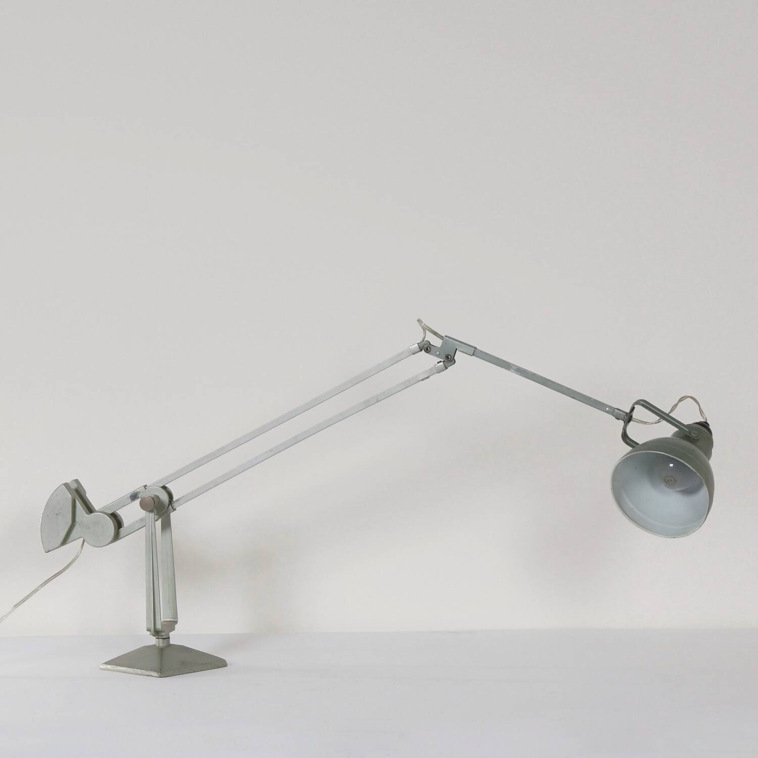 INDUSTRIAL DESK LAMP WITH COUNTERWEIGHT BY ERPE, 1950S