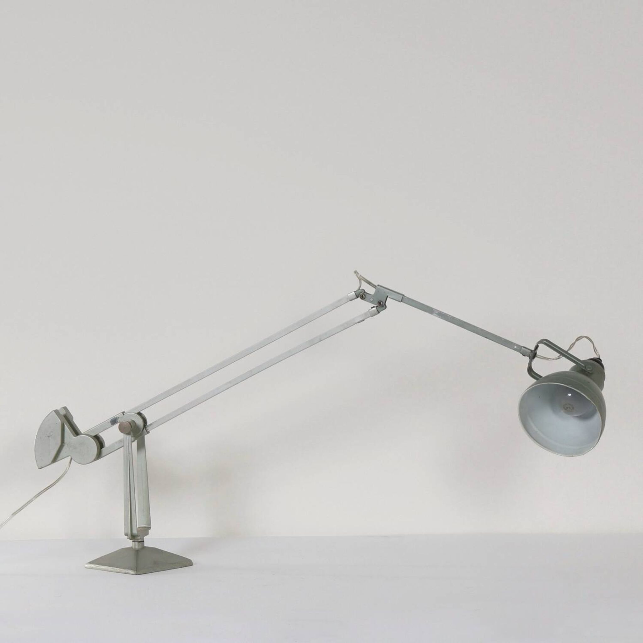 LAMPE DE BUREAU INDUSTRIELLE À CONTREPOIDS PAR ERPE, ANNÉES 1950