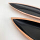 Pair of scandinavian copper cups or bowls ystad metall, design gunnar ander, sweden