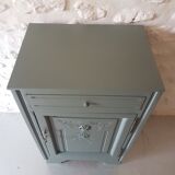 Small art deco green buffet