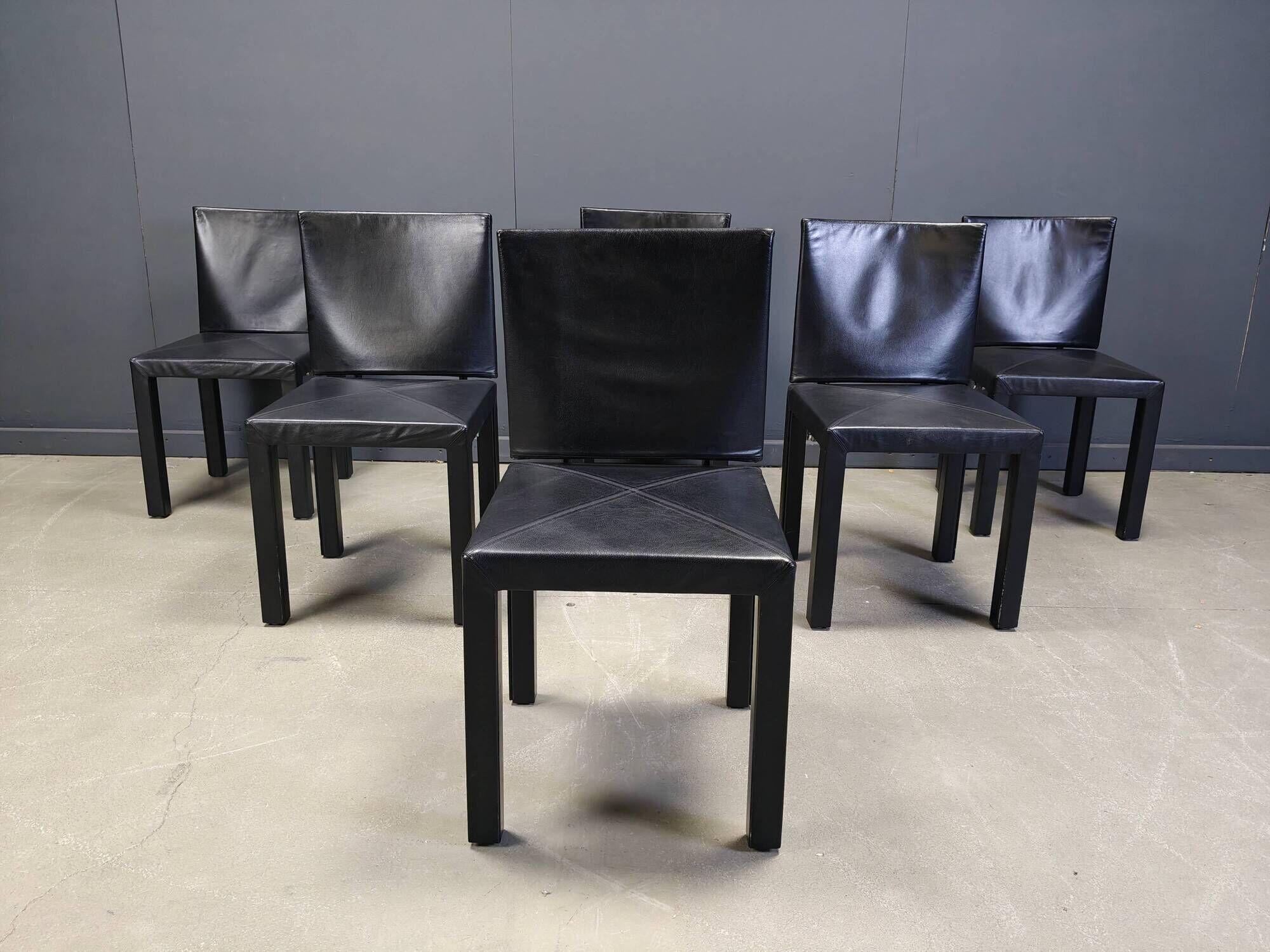 Arcadia dining chairs by Paolo Piva for B&B Italia set of 6