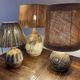 Ceramic lamp by Jean-claude Courjault, La Cerisaie, circa 1970.