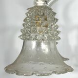 Mid-century six arms Murano Bullicante Rostrato chandelier by Ercole Barovier