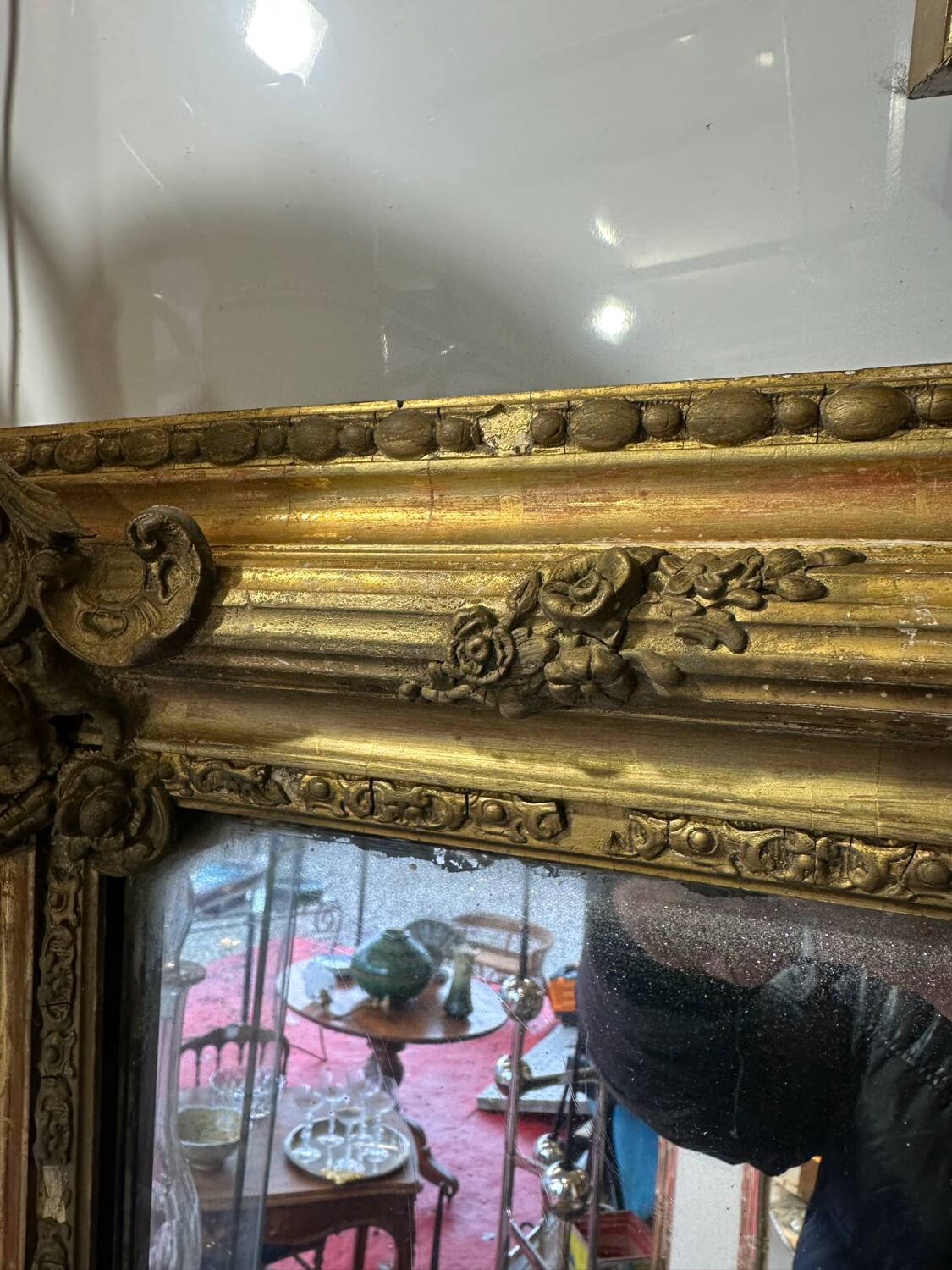 Classic mirror, 18th century.