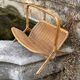 Rattan magazine rack