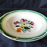 Assiette creuse Sarreguemines digoin esper faience