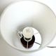 Vintage lamp in frosted brown ceramic – France circa 1970