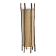 Large bamboo & linen floor lamp by Louis Sognot