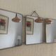 Miroir triptyque de barbier, 1960
