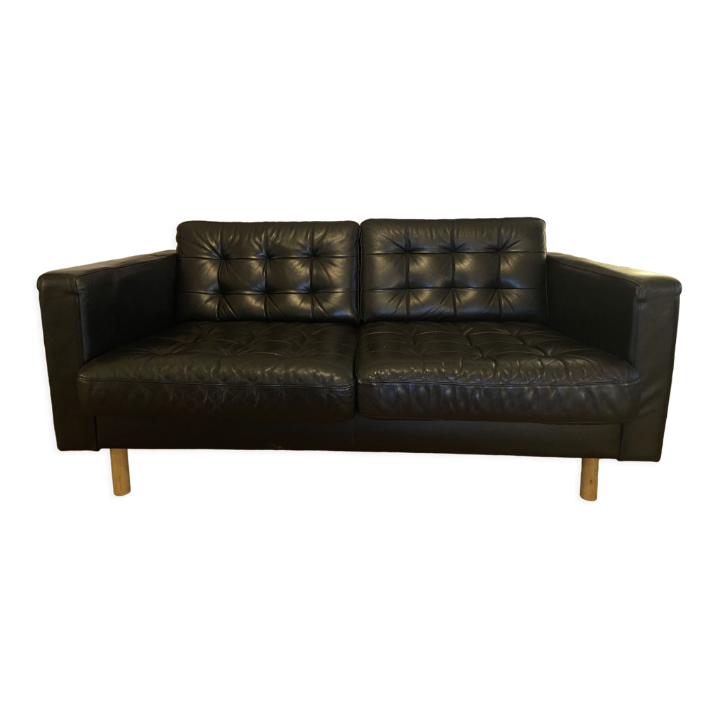 Canapé Ikea cuir vintage Selency