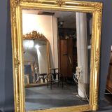 Mirror 125x97 cm beginning XIX gold leaf gilding