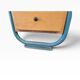 Curved vintage industrial desk / Bauhaus desk