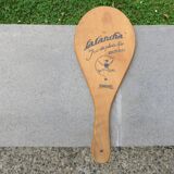 Pair of wooden "la cancha" snowshoes, Basque Country, Peleton, 1960