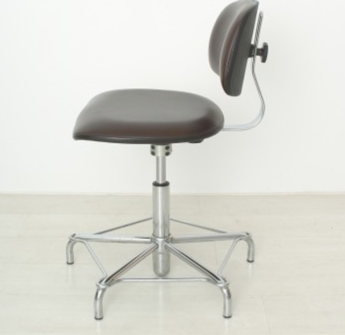 Brown swivel chair