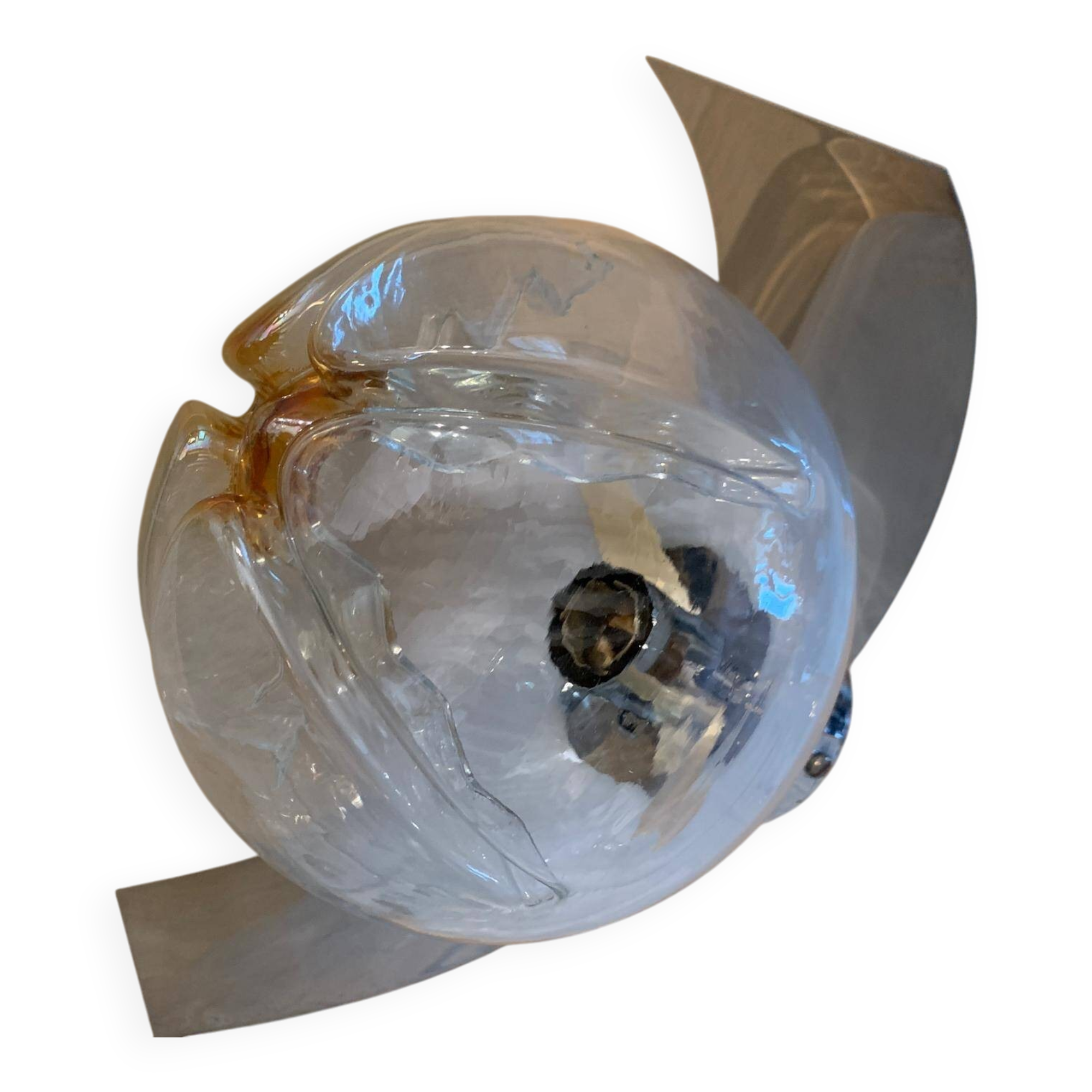 Mazzega wall light in Murano glass